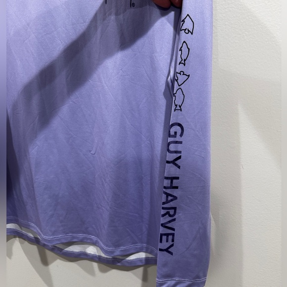 Guy Harvey‎ Lavender Long Sleeve Shirt Medium - Picture 3 of 9